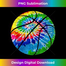 Basketball Tie Dye Rainbow Trippy Hippy Hippie Vintage - Vibrant Sublimation Digital Download - Lively and Captivating Visuals