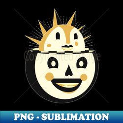 Smiling Sun - Retro PNG Sublimation Digital Download - Perfect for Personalization