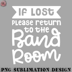 Football PNG If Lost Please Return To The Band Room Marching Band Cute Funny