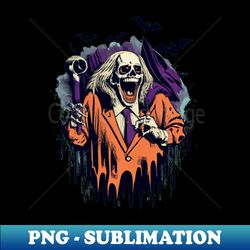 Halloween Skeleton - Trendy Sublimation Digital Download - Perfect for Personalization
