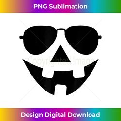 Sunglasses on Jackolantern Cool Halloween Pumpkin - Bohemian Sublimation Digital Download - Ideal for Imaginative Endeavors