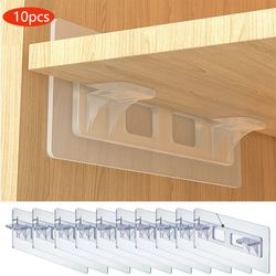 Easy Install Adhesive Shelf Support Pegs (10 Pieces)