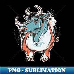 Bull - Instant PNG Sublimation Download - Capture Imagination with Every Detail