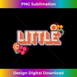 60s Style Little Reveal Flower Power Big Little Week - Timeless PNG Sublimation Download - Elevate Your Style with Intricate Details