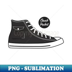 Shoe chuck pocket grey - Trendy Sublimation Digital Download - Transform Your Sublimation Creations