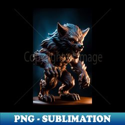 werewolf art - Modern Sublimation PNG File - Vibrant and Eye-Catching Typography