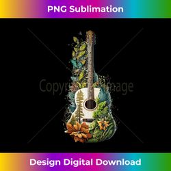 Acoustic Guitar Player Tree Nature Life Guitarist Musician - Urban Sublimation PNG Design - Infuse Everyday with a Celebratory Spirit