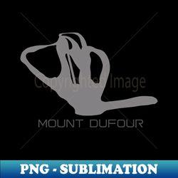 Mount Dufour Resort 3D - Sublimation-Ready PNG File - Unleash Your Creativity