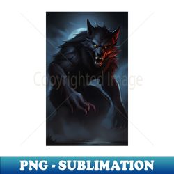 werewolf art - Vintage Sublimation PNG Download - Capture Imagination with Every Detail