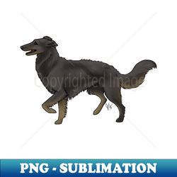 Dog - Silken Windhound - Black - Exclusive PNG Sublimation Download - Stunning Sublimation Graphics