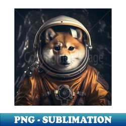 Astro Dog - Shiba Inu - Aesthetic Sublimation Digital File - Stunning Sublimation Graphics