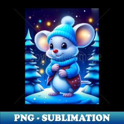 Cute mouse - Special Edition Sublimation PNG File - Create with Confidence