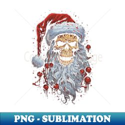 Ghoul Santa - Sublimation-Ready PNG File - Vibrant and Eye-Catching Typography