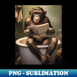 Apes Potty Paper - Exclusive Sublimation Digital File - Create with Confidence
