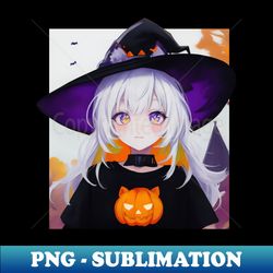 Enchanting World Portrait of a Young Witch Girl - Instant Sublimation Digital Download - Bring Your Designs to Life