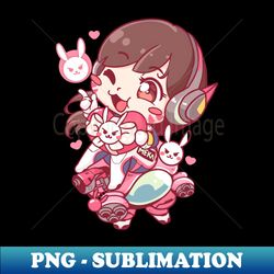 Cute Chibi DVA Fanart - Instant PNG Sublimation Download - Spice Up Your Sublimation Projects