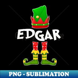 Edgar Elf - Trendy Sublimation Digital Download - Vibrant and Eye-Catching Typography