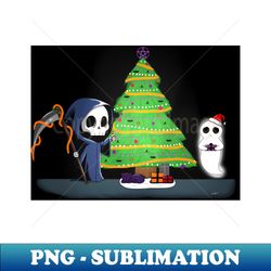 Spooky Christmas - PNG Transparent Digital Download File for Sublimation - Create with Confidence