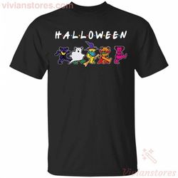 Grateful Dead Bears In Halloween Costume Friends T-shirt Cool Halloween Gift HA09