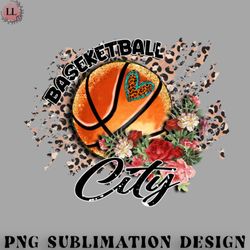 basketball png aesthetic pattern city basketball gifts vintage styles