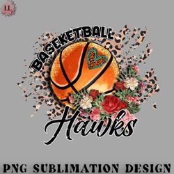 basketball png aesthetic pattern hawks basketball gifts vintage styles