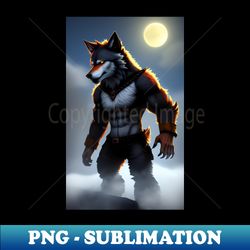 werewolf - Premium Sublimation Digital Download - Fashionable and Fearless