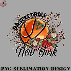 basketball png aesthetic pattern new york basketball gifts vintage styles