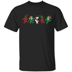 Grateful Dead Dancing Bears Christmas G500 Gildan 5.3 oz. T-Shirt
