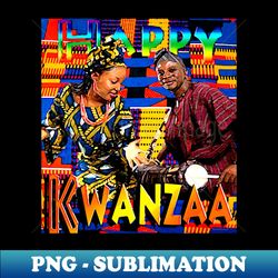 Happy Kwanzaa - Vintage Sublimation PNG Download - Instantly Transform Your Sublimation Projects