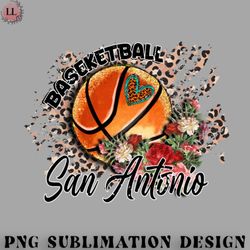 basketball png aesthetic pattern san antonio basketball gifts vintage styles