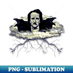 A  magical Poe - Decorative Sublimation PNG File - Capture Imagination with Every Detail