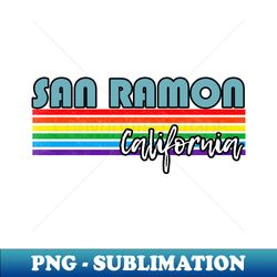 San Ramon California Pride Shirt San Ramon LGBT Gift LGBTQ Supporter Tee Pride Month Rainbow Pride Parade - PNG Transparent Sublimation Design - Capture Imagination with Every Detail
