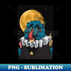noble pig moon - PNG Transparent Sublimation Design - Unlock Vibrant Sublimation Designs