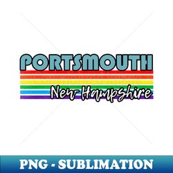 Portsmouth New Hampshire Pride Shirt Portsmouth LGBT Gift LGBTQ Supporter Tee Pride Month Rainbow Pride Parade - Stylish Sublimation Digital Download - Capture Imagination with Every Detail