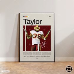 Sean Taylor Poster, Washington Football Poster, NFL Poster, Sports Poster, NFL Fans, Football Poster, NFL Wall Art, Spor