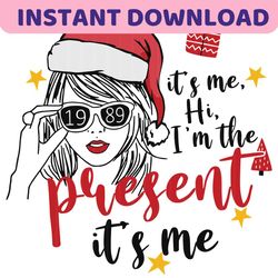 Its Me Hi Im the Present Its Me Christmas SVG Cricut Files