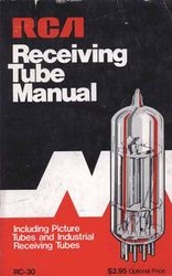 RCA RECEIVING TUBE MANUAL RC-30 1975