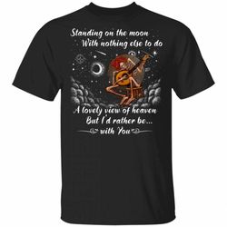 Grateful Dead T-shirt Sweatshirt Standing On The Moon Shirt MT12