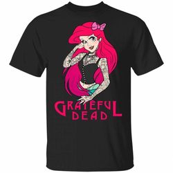 Grateful Dead T-Shirt The Little Mermaid Ariel Rock Tee MT04