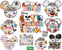 Bundle Disney Studio Png, Disney Trip Png, Mickey Family Vacation Png