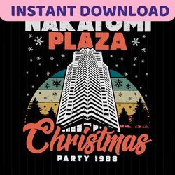 Nakatomi Plaza Christmas Party 1988 SVG File For Cricut
