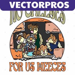 No Cheese For Us Meeces Muppet Christmas Carol Mice SVG