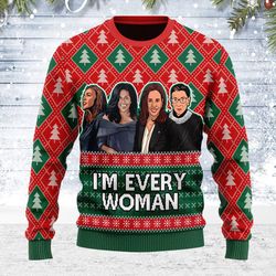 Ugly Christmas Sweater I'm Every Woman For Men Women