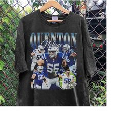 Vintage 90s Graphic Style Quenton Nelson T-Shirt, Quenton Nelson Shirt, Indianapolis Football Shirt, Vintage Oversized S