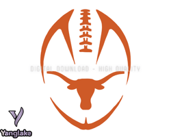Texas LongHornsRugby Ball Svg, ncaa logo, ncaa Svg, ncaa Team Svg, NCAA, NCAA Design 09