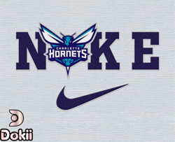 Nike Charlotte Hornets Svg, Stitch Nike Embroidery Effect, NBA Logo, Basketball Svg, NBA, Nike Nba Design 20