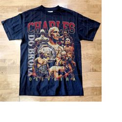 Do Bronx Shirt Charles Oliveira Tshirt Brazilian Fighter Jiu Jitsu 90s Retro Champions Fans Sweatshirt Vintage Graphic T