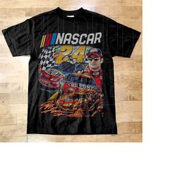 Vintage 90s Jeff Gordon Nascar Racing T-Shirt, Y2k Vintage Graphic Style Shirt, Retro Racing Graphic Tee, Unisex Race Sh