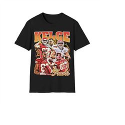 Vintage Travis Kelce shirt, Football shirt, Classic 90s Graphic Tee, Unisex, Vintage Bootleg, Gift, Retro