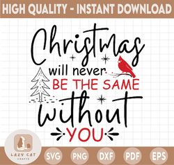 Christmas will never BE THE SAME without you  - Snowman PNG Clipart- Winter Holidays png, Christmas Png Sublimation Digi